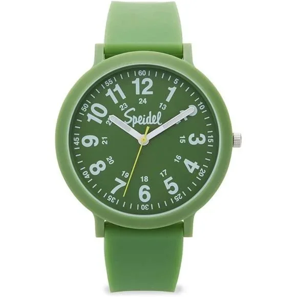 Speidel Eco Color Pop Recyclable Plastic Watch with 18mm Recycled Silicone Strap Speidel Recyclable Easy Reader Watch main image 2